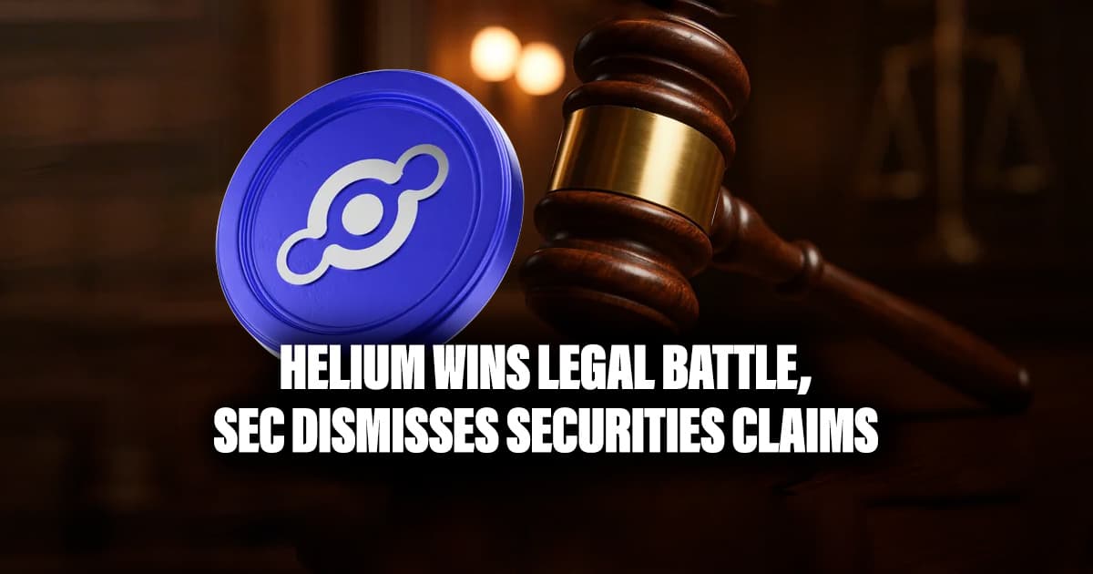 Helium Wins Legal Battle, SEC Dismisses Securities Claims
