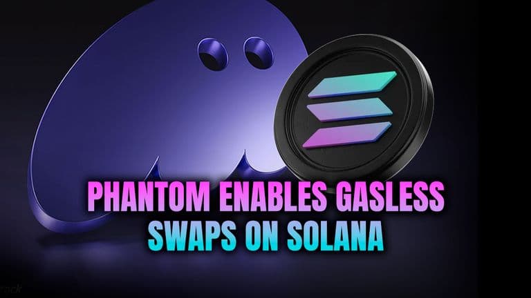 Phantom Enables Gasless Swaps on Solana