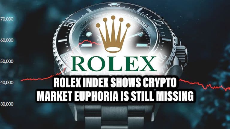 Rolex Index Shows Crypto Market Euphoria Is Still Missing