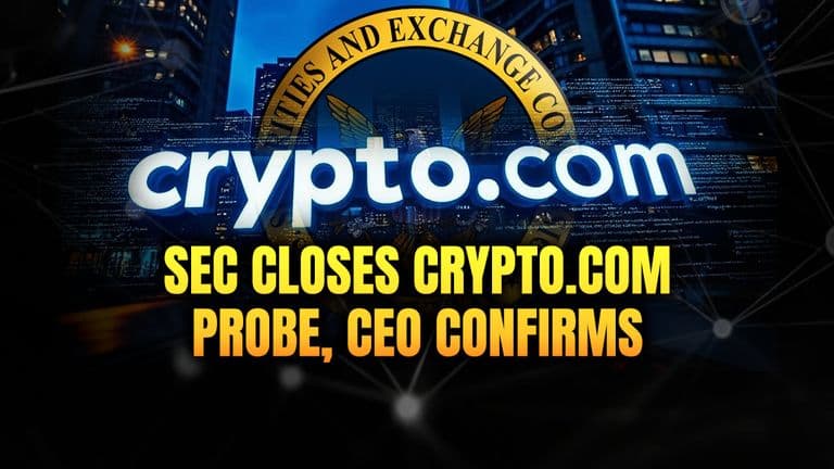 SEC Closes Crypto.com Probe, CEO Confirms