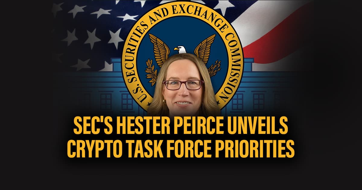 SEC's Hester Peirce Unveils Crypto Task Force Priorities