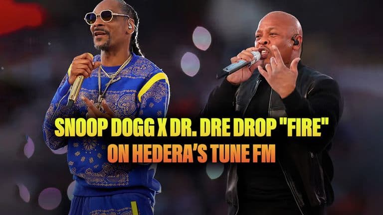 Snoop Dogg x Dr. Dre Drop "FIRE" on Hedera’s Tune FM