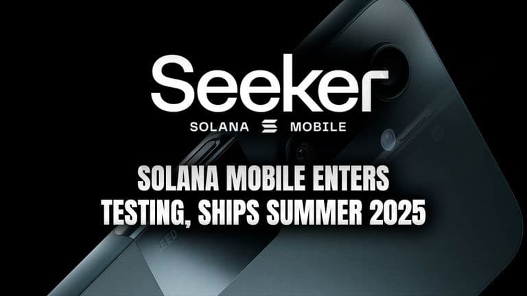Solana Mobile Enters Testing, Ships Summer 2025