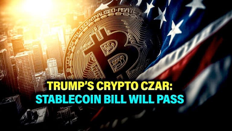Trump’s Crypto Czar: Stablecoin Bill Will Pass