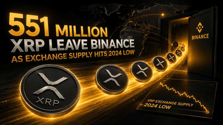 XRP reserves on Binance fall as more than 550 million