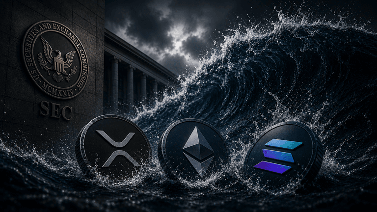 XRP Ethereum and Solana face crypto liquidations