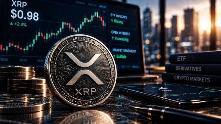 XRP price near $1 as ETF inflows and open interest increase