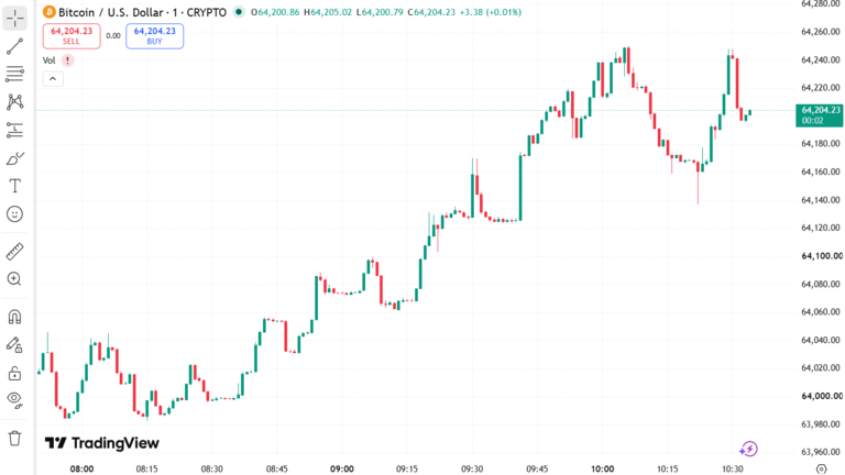 BTC Price Chart August 11