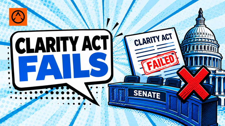 CLARITY Act fails key Senate vote as crypto bill stalls