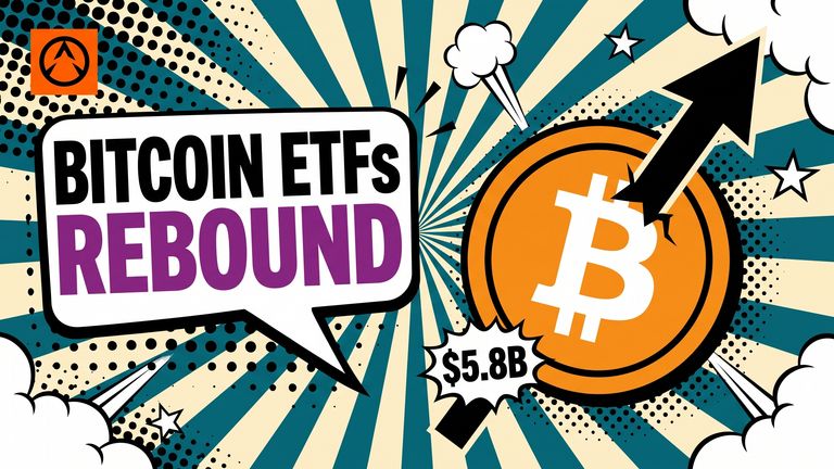 Bitcoin spot ETFs erase $5.8B YTD deficit with $2.84B streak