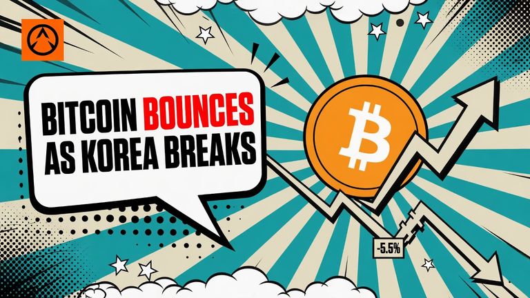 Bitcoin Rebounds Above $83,000 as KOSPI Slides 5.5%