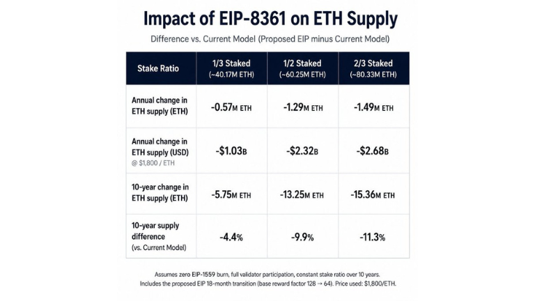 LowBeta illustrates how validator rewards could decline under Ethereum's proposed EIP-8363 staking model.