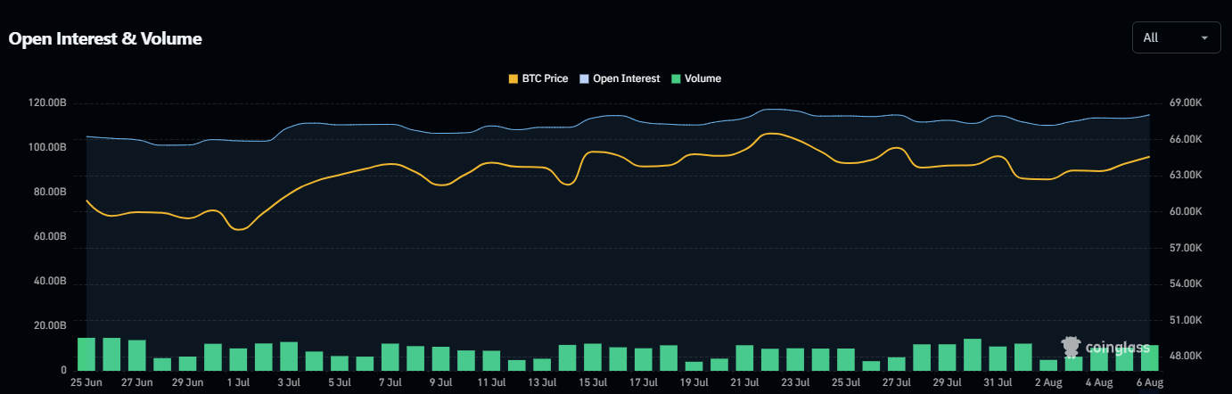 Liquidation & Open Interest Charts