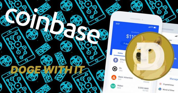 coinbase selling dogecoin
