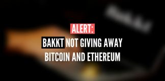 An account is impersonating Bakkt