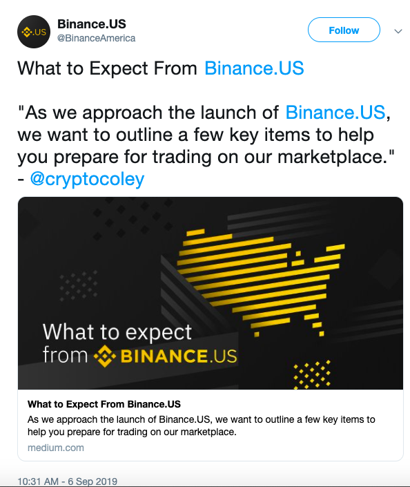 is binance.us available in texas