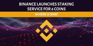 Binance doesn't allow you to stake BNB
