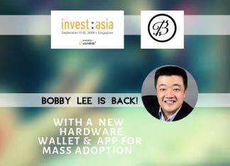 Bobby Lee launches Ballet, crypto hardware wallet at Invest:Asia 2019
