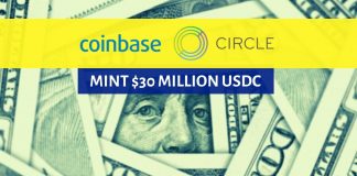 Coinbase and circle will mint USDC