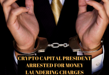 Crypto Capital President in Custody for Money Laundering Charges