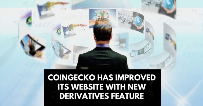 CoinGecko Has Improved its Website with New Derivatives Feature