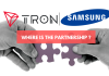 No Partnership News: TRON Rejoices Samsung Blockchain Keystore Integration