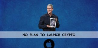 Apple CEO no plan to launch crypto says tim cook