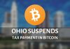 Bitcoin is not accepted as a tax payment in Ohio