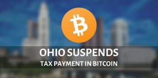Bitcoin is not accepted as a tax payment in Ohio