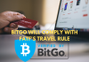 BITGO WILL COMPLY WITH FATF'S TRAVEL RULE