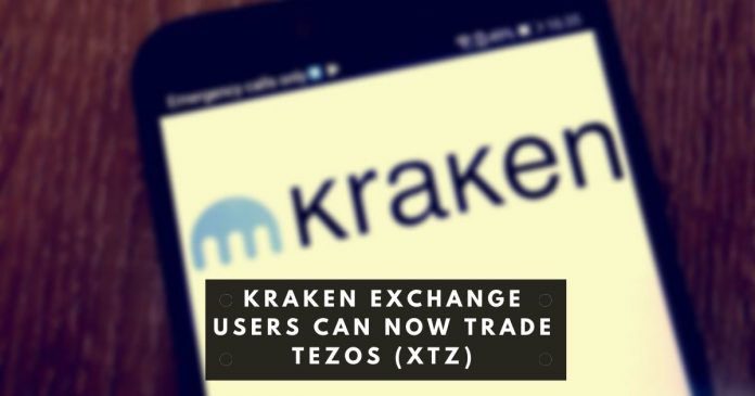 Kraken Exchange Users Can Now Trade Tezos (XTZ)
