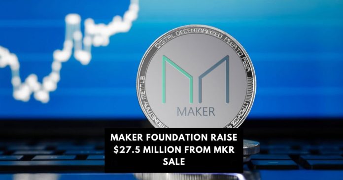 Maker Foundation Raises $27.5 million from MKR Sale