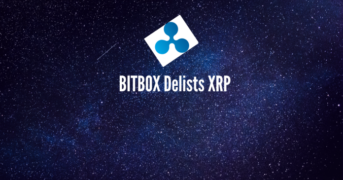 XRP BITBOX delists