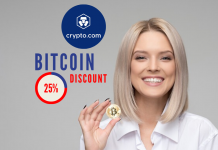 Bitcoin at 25% Discount. Crypto.com is Now Offering It