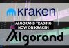 Algorand Trading Now on Kraken