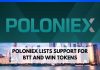 Poloniex Lists Support for BTT and WIN