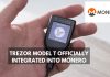 Monero Integrates Trezor Model T