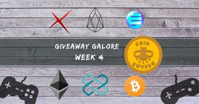 Giveaway Galore with CoinDreams: Week 4