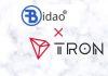Bidao, TRON Enter Strategic Partnership