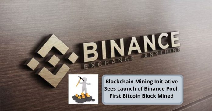Binance Adopts Blockchain Mining, Starts Binance Pool