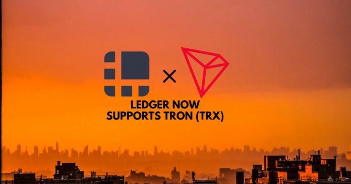 Ledger Now Supports Tron TRX