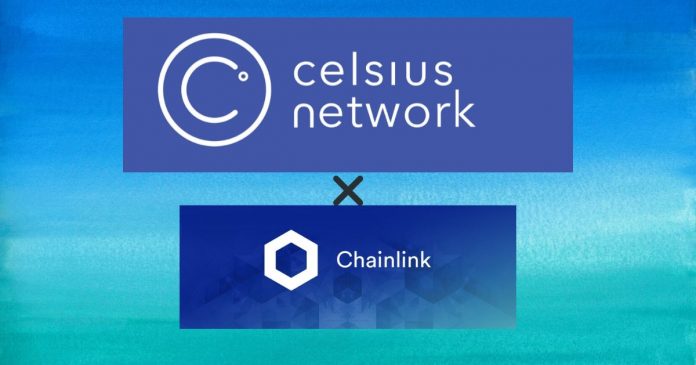 celsius partners with chainlink