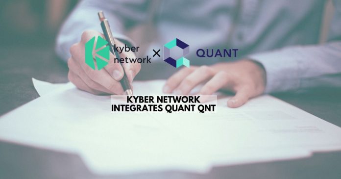 Kyber Network Integrates Quant QNT