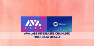 AVA labs integrates chainlink price data oracle