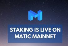 staking is live on matic mainnet