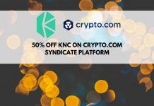50% off Kyber Network (KNC) on crypto.com syndicate platform