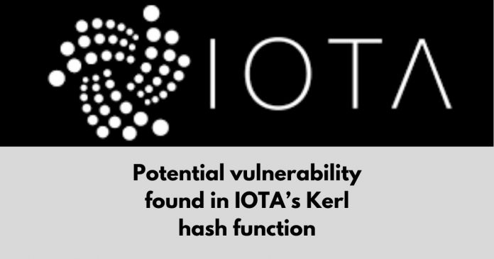 Potential Vulnerability Found in IOTA’s Kerl Hash Function