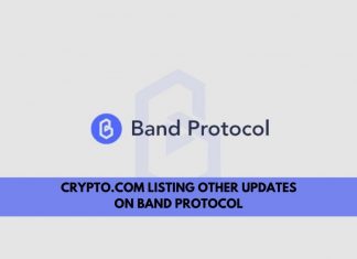 Crypto.com Listing other updates on Band protocol