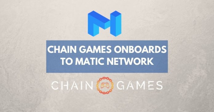 Chain Games Onboards to Matic Network