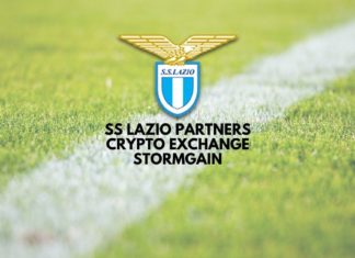 SS Lazio Partners Crypto Exchange StormGain